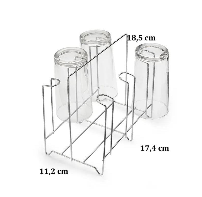 Porta copos de mesa, escorredor de copo de pia