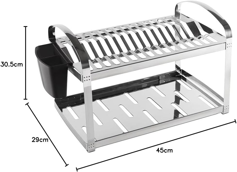 Escorredor de Louça Inox BRINOX 16 Pratos