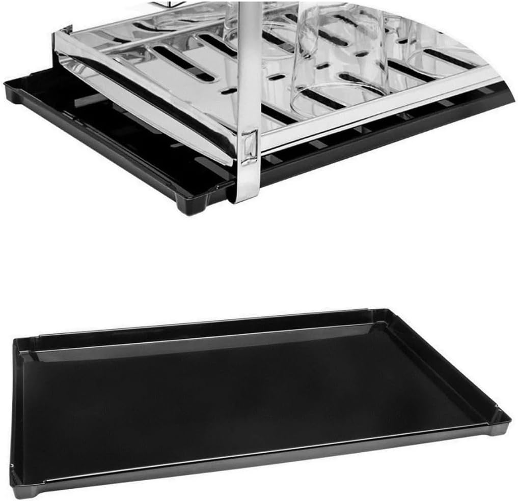 Escorredor Mak Inox Aço Inox 16 Pratos Porta Talheres Aço Inox
