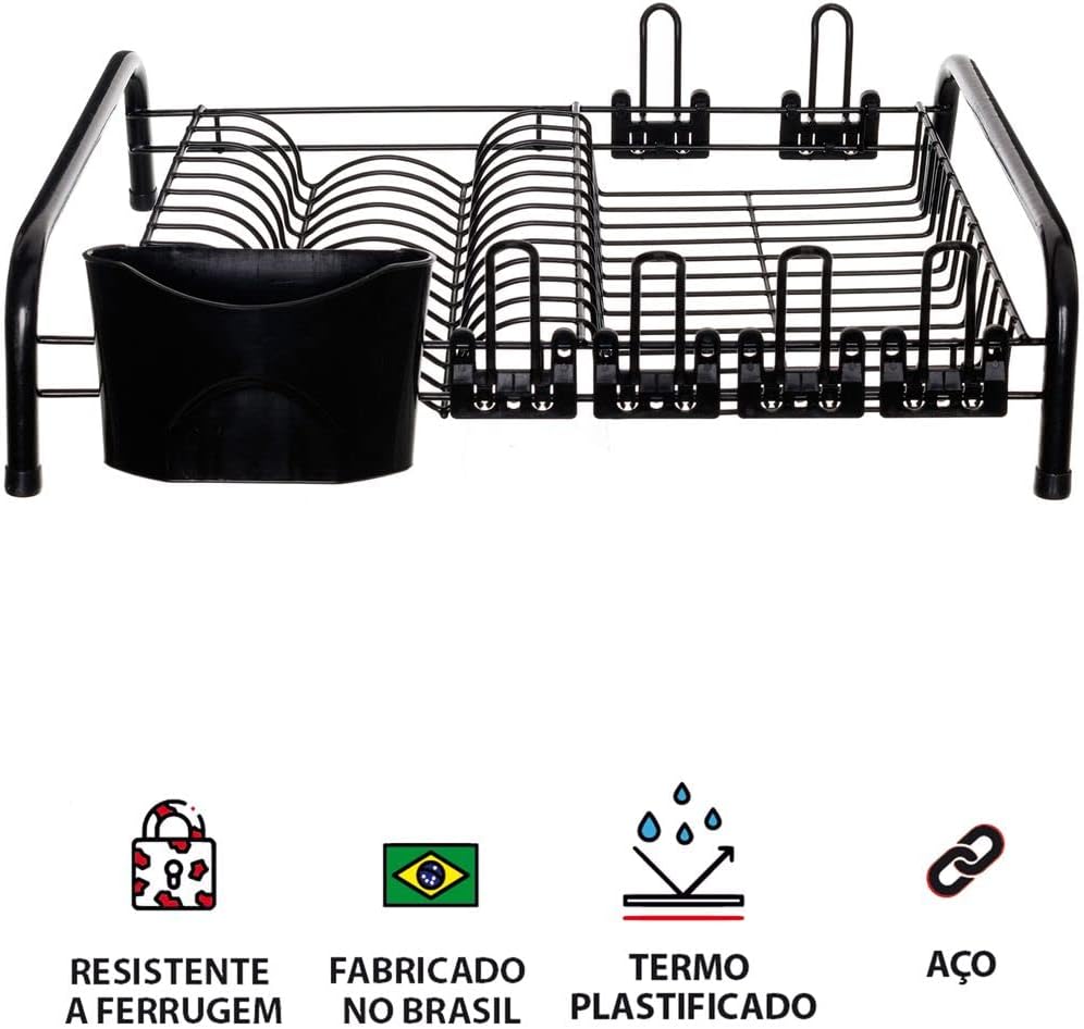 Escorredor de Louça Metaltru 12 pratos