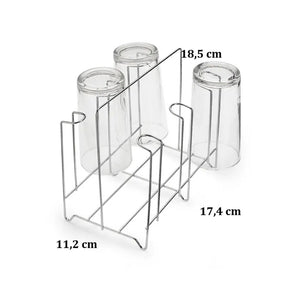 Porta copos de mesa, escorredor de copo de pia