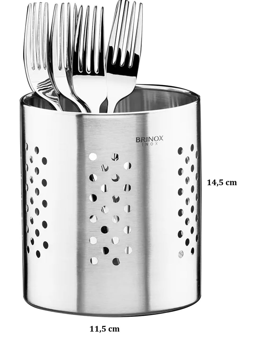 Suporte para Talher Porta Talher Brinox - Aço inox