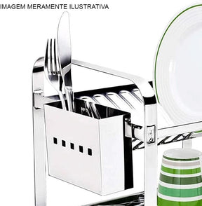 Suporte para Talher Porta Talher Mak Inox - Aço inox