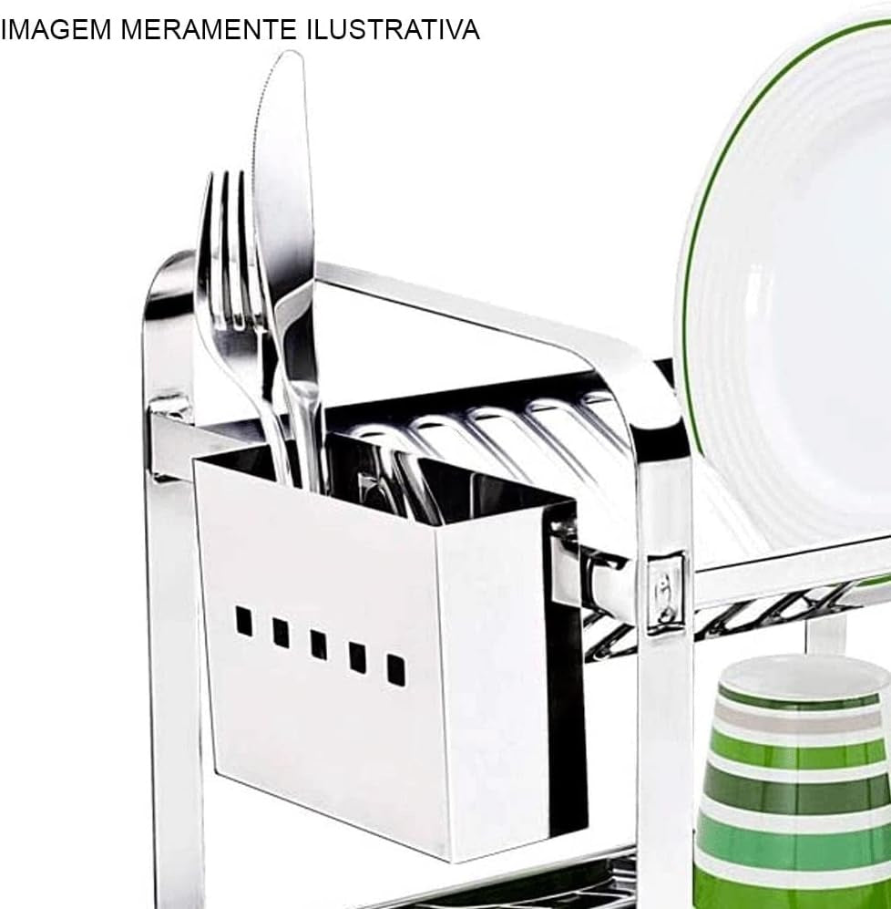 Suporte para Talher Porta Talher Mak Inox - Aço inox