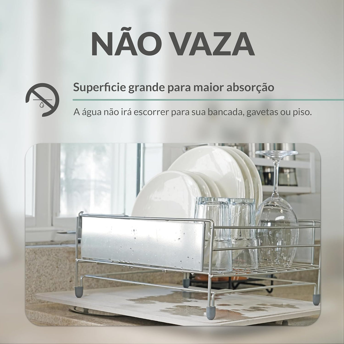 Drypad Momo Lifestyle Escorredor de louças